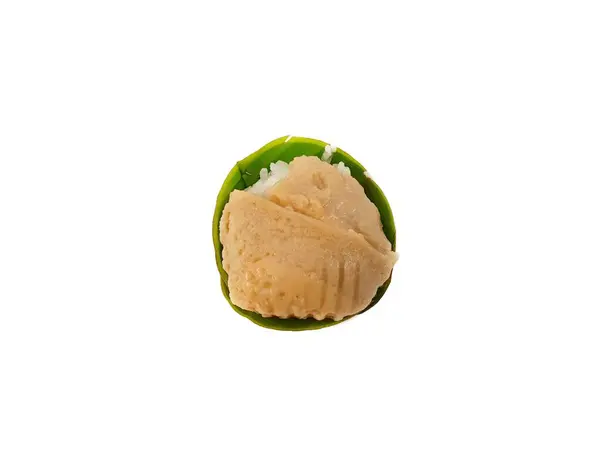 Тайский Стиль Десерта Верхний Вид Сладкого Липкого Риса Тайским Заварным — стоковое фото