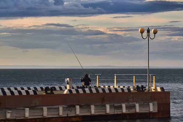 Fishman Small Pier — Stock Photo, Image