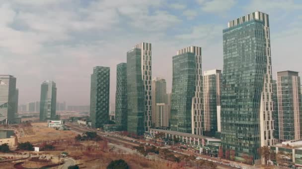 Incheon Aerial Songdo Coree — Video