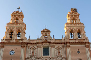 Huelva 'daki Merced Katedrali. Rönesans Tapınağı başlıyor ve Barok bitiyor. Huelva, Endülüs, İspanya.