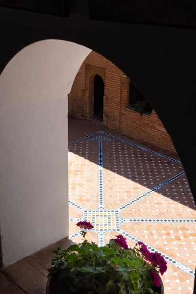 Monasterio Rábida Huelva Arte Mudéjar Lugar Donde Cristóbal Colón Comenzó — Foto de Stock