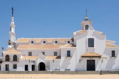 Rocio leydimizin mabedi. El Rocio, Huelva, İspanya.