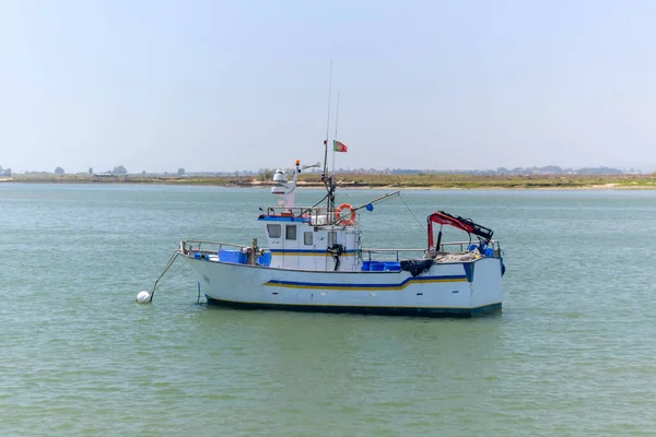 Barcos Pesca Tradicionais Costa Atlântica Espanha Huelva Andaluzia — Fotografia de Stock