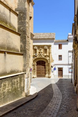 Arcos de la Frontera. Endülüs 'ün Cadiz ilçesine bağlı tipik bir beyaz köy.