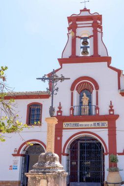 Olvera. İspanya 'nın Endülüs eyaletinin Cadiz ilçesine bağlı tipik bir beyaz köy.