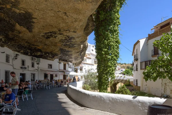 Setenil Las Bodegas Grazalema Típico Pueblo Blanco España Provincia Cádiz — Foto de Stock