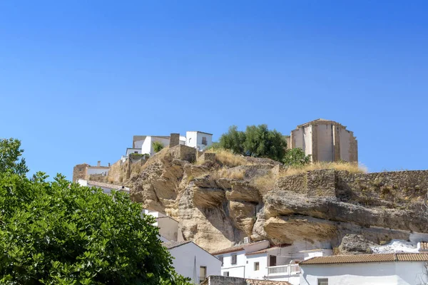 Setenil Las Bodegas Grazalema Típico Pueblo Blanco España Provincia Cádiz — Foto de Stock