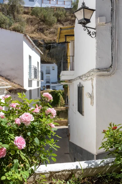 Setenil Las Bodegas Grazalema Typisk Vit Spanien Provinsen Cadiz Andalusien — Stockfoto