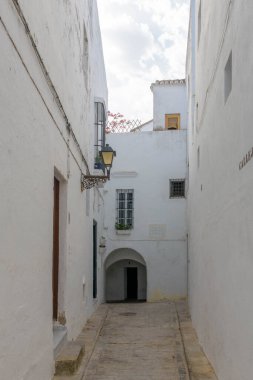 Vejer de la Frontera. İspanya 'nın Endülüs eyaletinin Cadiz ilçesine bağlı tipik bir beyaz köy.
