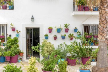 Vejer de la Frontera. İspanya 'nın Endülüs eyaletinin Cadiz ilçesine bağlı tipik bir beyaz köy.