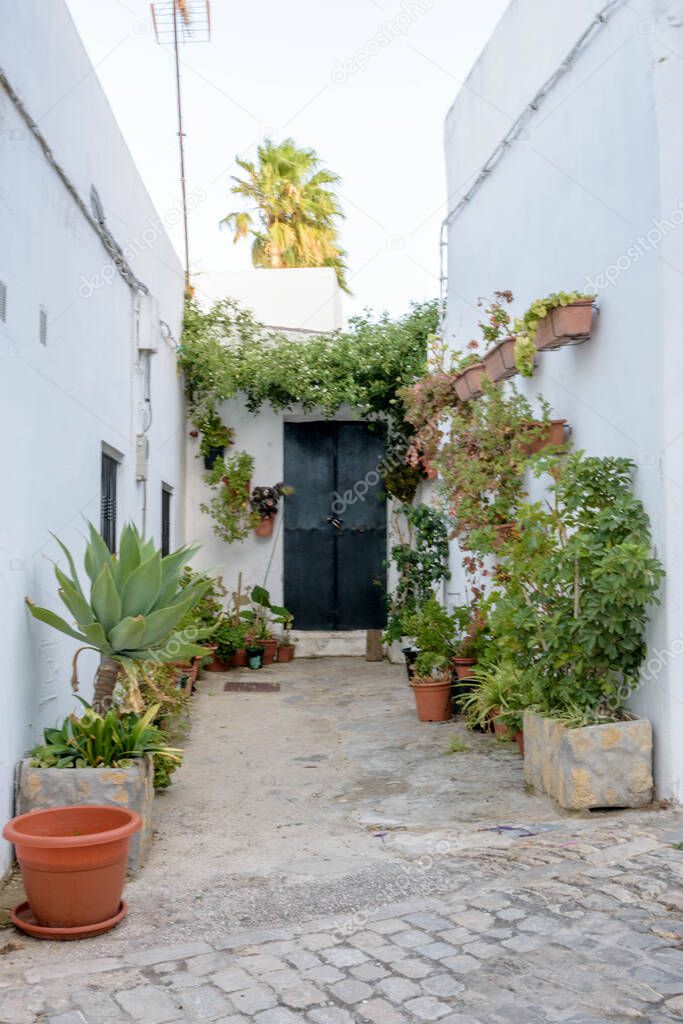 Vejer de la Frontera. Typical white village of Spain in the province of Cadiz in Andalusia, Spain