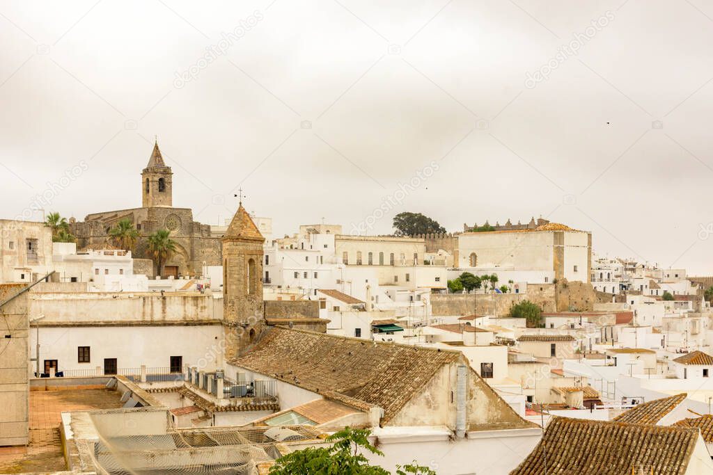 Vejer de la Frontera. Typical white village of Spain in the province of Cadiz in Andalusia, Spain