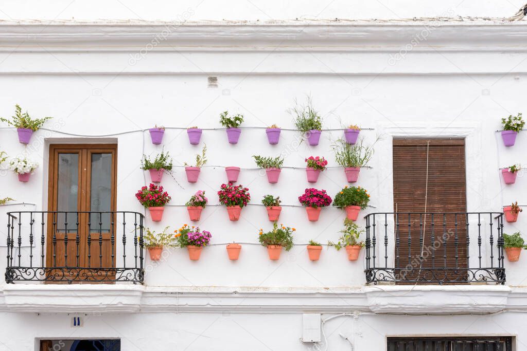 Vejer de la Frontera. Typical white village of Spain in the province of Cadiz in Andalusia, Spain