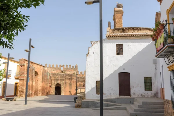 Niebla Cidade Típica Sul Espanha Província Huelva Andaluzia — Fotografia de Stock