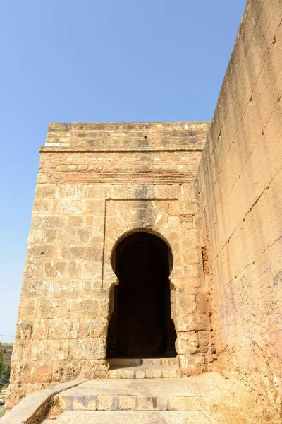 Mur Niebla Ville Typique Sud Espagne Dans Province Huelva Andalousie — Photo