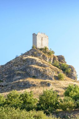 Urbel del Castillo Kalesi, Burgos, Castilla y Leon, İspanya
