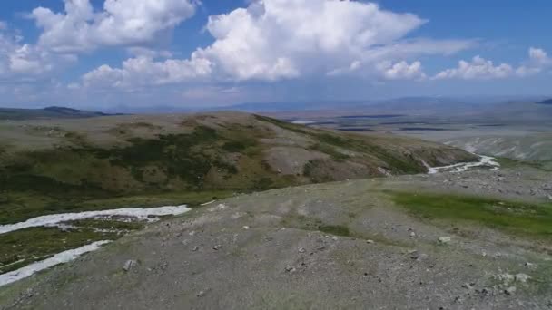 Heilige Vallei Van Vrede Ukok Met Bergen — Stockvideo