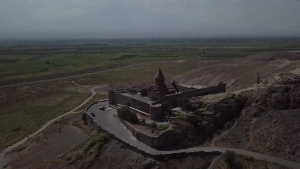 Αρχαία Ερείπια Φρουρίου Στην Αρμενία Ερείπια Του Κηφήνας Μεταξύ Των — Αρχείο Βίντεο