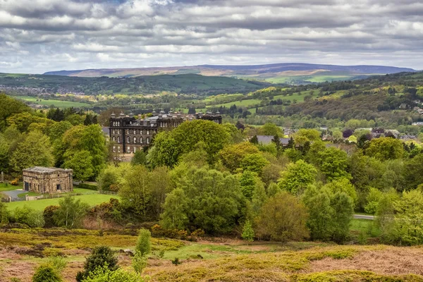 Caminando Por Dales High Way Entre Ilkley Addingham West Yorkshire — Foto de Stock