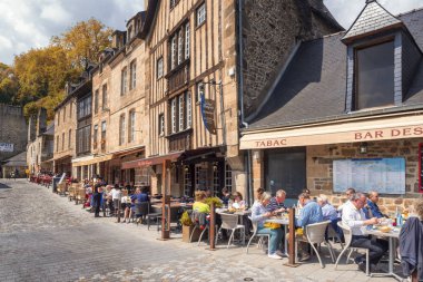 Dinan in Brittany, Kuzeybatı Fransa