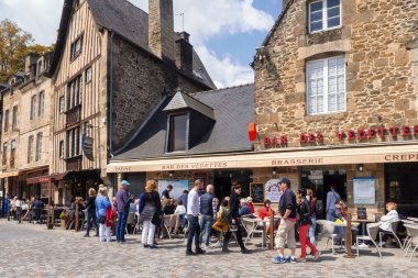 Dinan in Brittany, Kuzeybatı Fransa