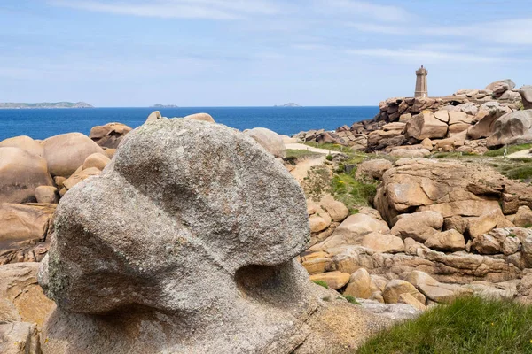 Trbeurden, Brittany, Fransa 'daki sahil şeridi