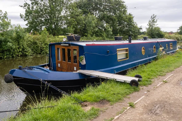 2020 Burscough Lancashire Sign Say Burscough Bridge Aan Kant Van — Stockfoto