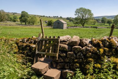 25.06.2020 Grassington, Kuzey Yorkshire, Birleşik Krallık, Yorkshire Dales 'deki AT Grassington. Dales İngiltere 'nin en iyi ranzalarından birine sahip.