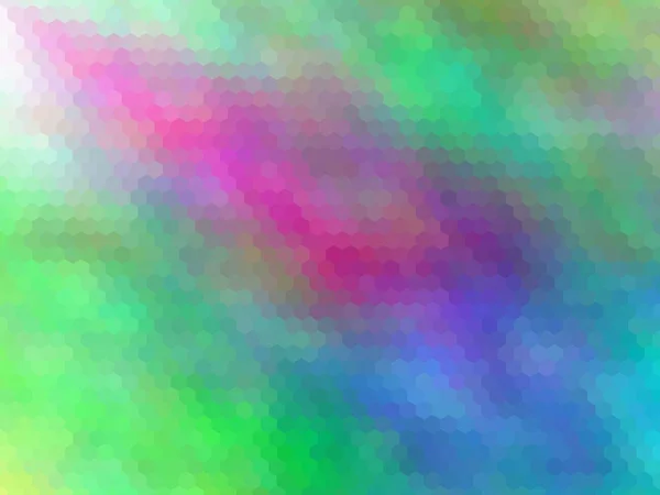 Modern Futuristic Multicolor Hexagonally Pixeled Background Bright Rainbow Colors Beautiful — Stock Photo, Image