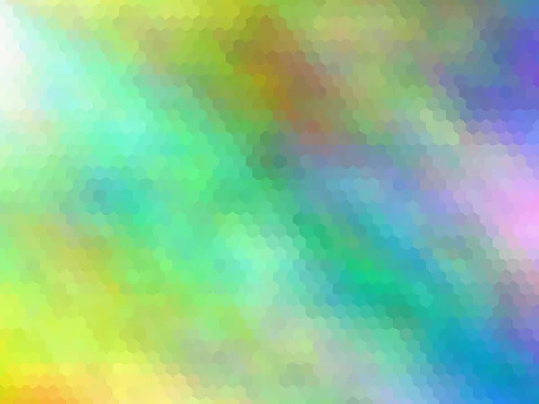 Modern Futurisztikus Multicolor Hexagonally Pixeled Háttérben Élénk Szivárványos Színek — Stock Fotó