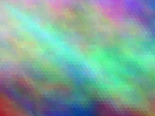 Μοντέρνο Πολύχρωμο Εξαγακώς Εικονοπλαίσιο Φωτεινά Χρώματα Του Ουράνιου Τόξου Φουτουριστικό — Φωτογραφία Αρχείου