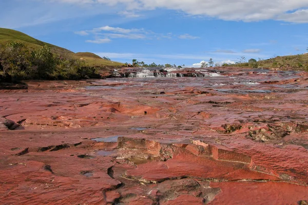 La gran Sabana Venezuela'da nehirde Jasper Stone oluşumu