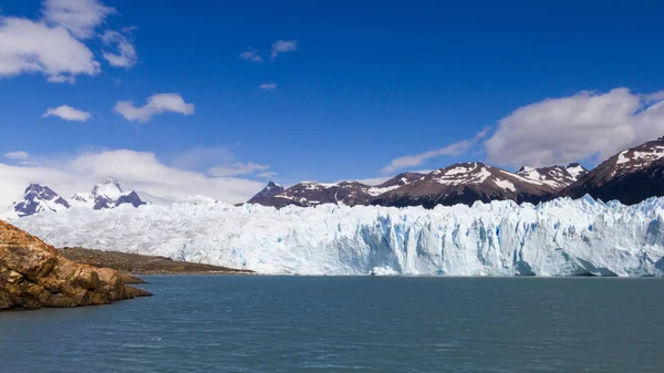 Boční Pohled Ledovec Perito Moreno — Stock fotografie