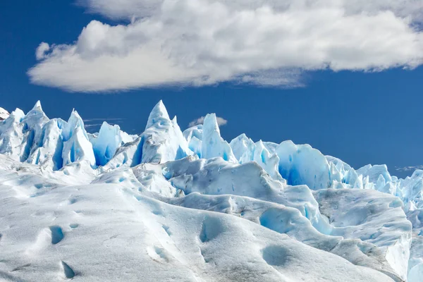 Horní Část Perito Moreno Argentině — Stock fotografie