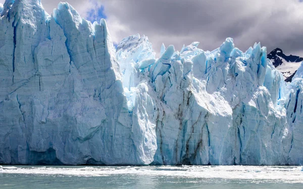 Vista Frontal Del Glaciar Perito Moreno Argentina —  Fotos de Stock