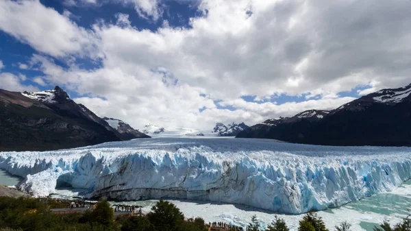 Pohled Ledovec Perito Moreno Argentině — Stock fotografie