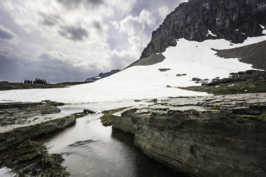 kar ile dağdan nehir