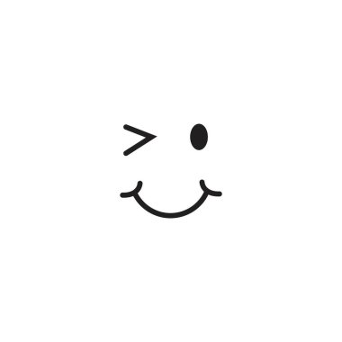 Smile vektör şablon tasarım Illustration