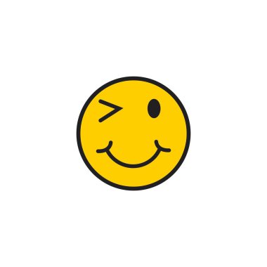 Smile vektör şablon tasarım Illustration