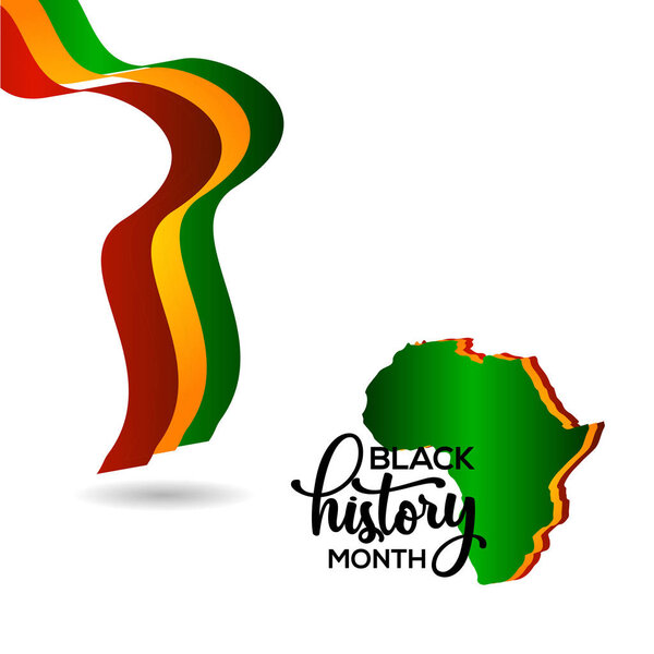 Иллюстрация векторного шаблона Месяца Черной истории
