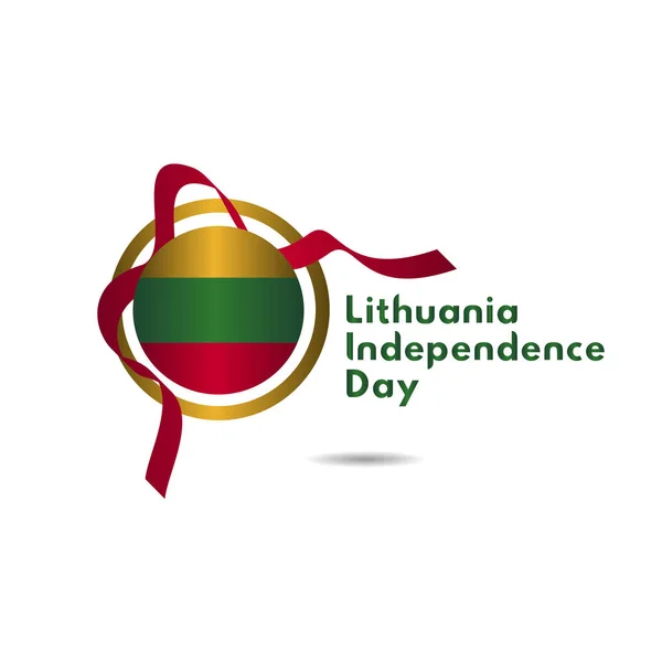 Lotyšsko den nezávislosti návrh šablony ilustrace — Stockový vektor