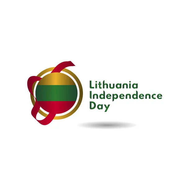 Lotyšsko den nezávislosti návrh šablony ilustrace — Stockový vektor