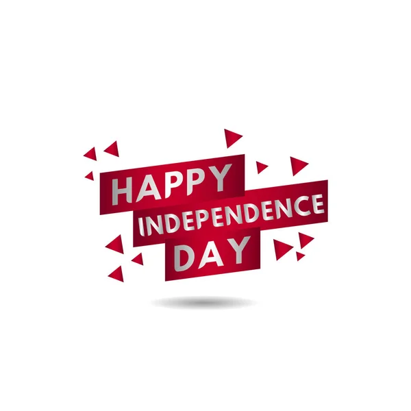 Happy Tunisie Jour de l'indépendance Modèle vectoriel Illustration de conception — Image vectorielle