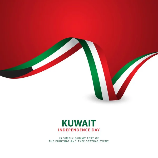 科威特独立日矢量模板设计插图 — 图库矢量图片