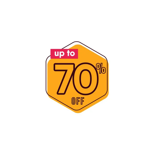 Discount up to 70% off Label Vector Template Design Illustration — Stock Vector