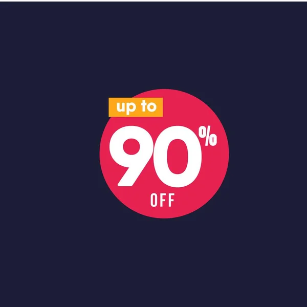 Discount up to 90% off Label Vector Template Design Illustration — Stock Vector