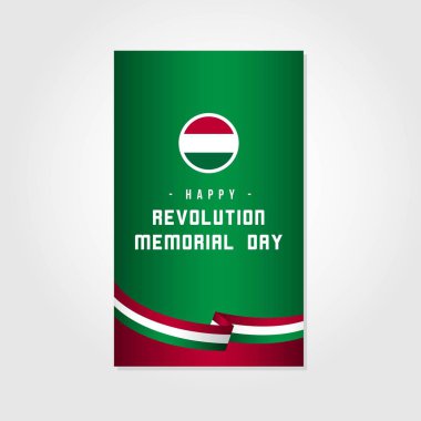 Mutlu Devrim Anma Günü Vektör Şablontasarım İllüstrasyon