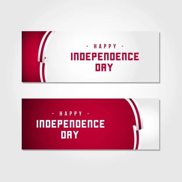 Feliz Día de la Independencia de Inglaterra Vector Template Design Illustration — Vector de stock