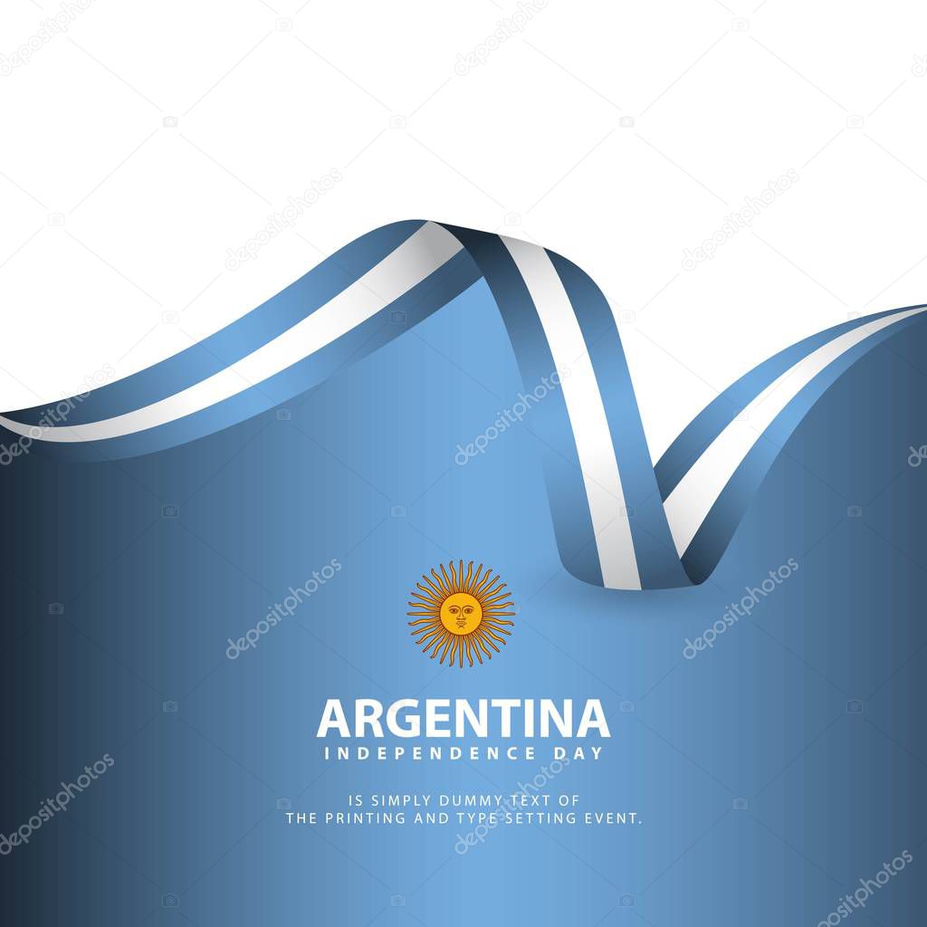 Argentina Independence Day Vector Template Design Illustration