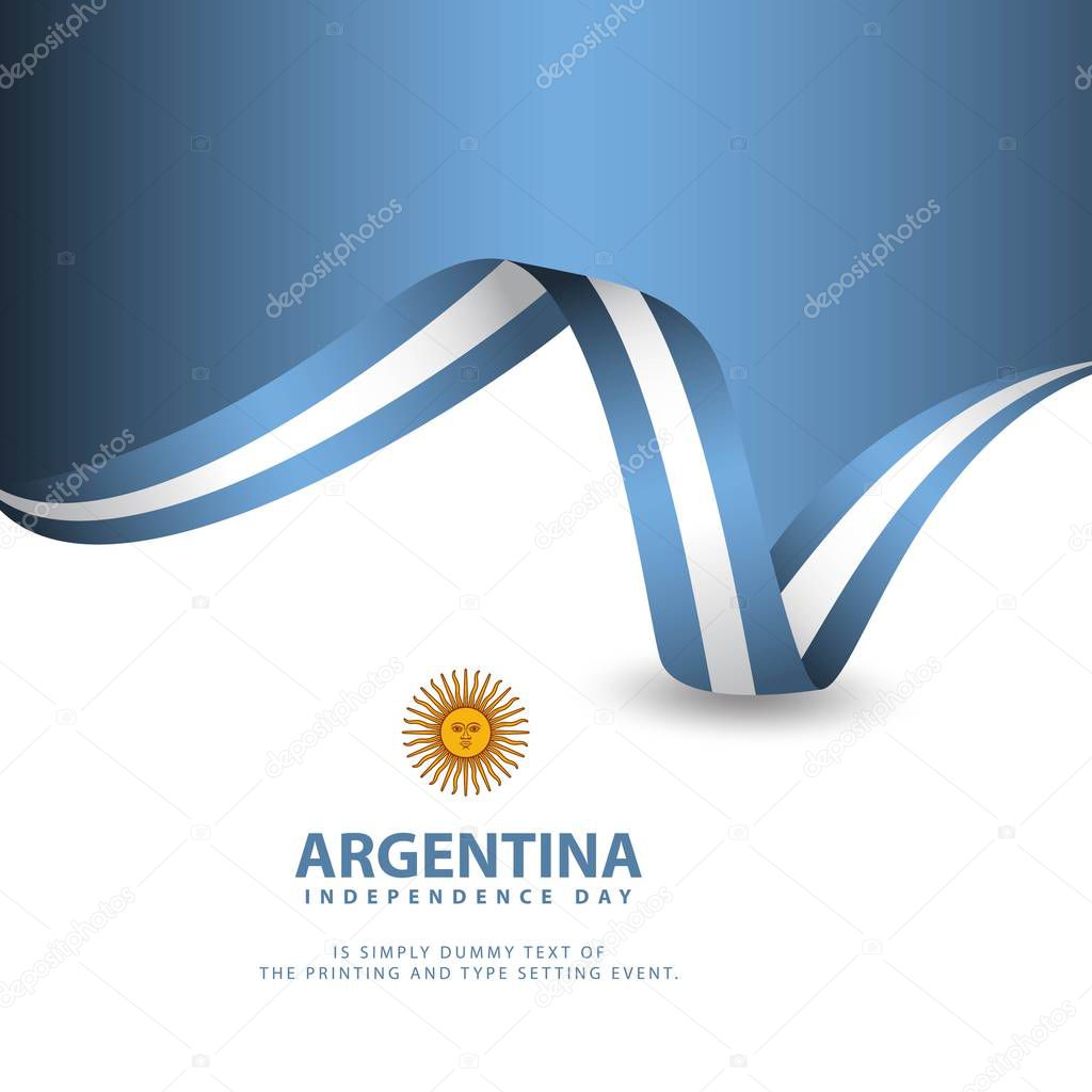 Argentina Independence Day Vector Template Design Illustration
